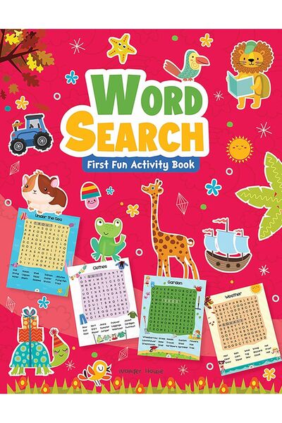 Wonder House Books Word Search : First Fun Activity Books For Kids