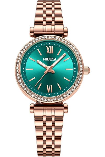 Nibosi Women's Watch Small Wrist Rose Gold Dial Watch for Ladies Fashion Wate...