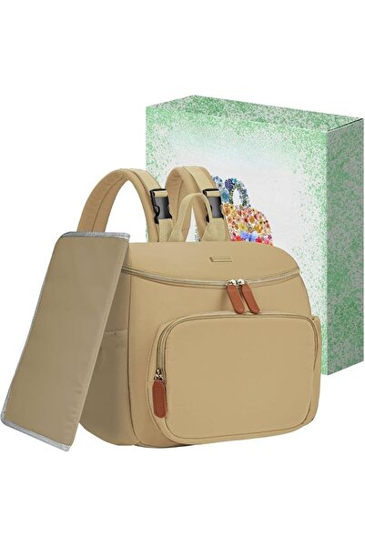 GENERAL Compact Diaper Bag Backpack – Lightweight & Waterproof Baby Bag for M...