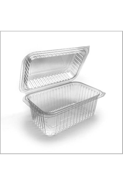 Generic Disposable Rectangular Food Containers with Lids – Clear BPA-Free Mea...