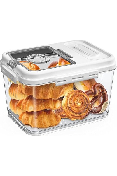 Generic Bread Box Airtight Bread Container for Homemade, Airtight Bread Stora...