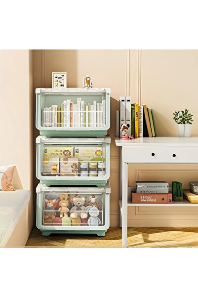 CITYRIYA LONG Kids Toy Storage Organizer, Children's Bookshelf, Toy Storage C...