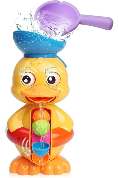 JOYZZZ Bath Toys for Kids, Baby Bath Toy Set with Scoops and Spinners, Educat...