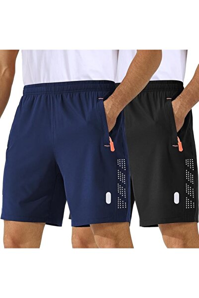 GENERAL Zoofly Gym Shorts for Men Quick Dry 2 Pack Running Shorts Fitness Spo...