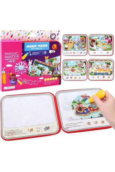NALACAL Magic Water Colouring Book for Kids, Reusable Water Painting Activity...