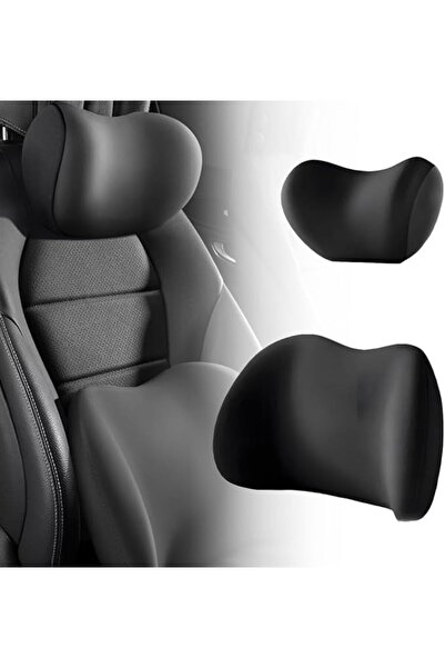 GENERAL Car Headrest & Lumbar Support Cushion, Ergonomic Car Neck Pillow Set ...