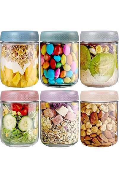 GENERAL 4 PCS Glass Food Storage Containers, Meal Prep Containers, Airtight G...