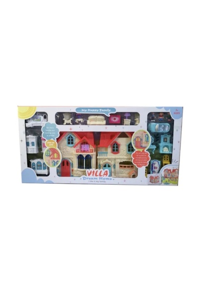 Toy Vilă de joacă interactivă, casă de vis, cu figurine și accesorii