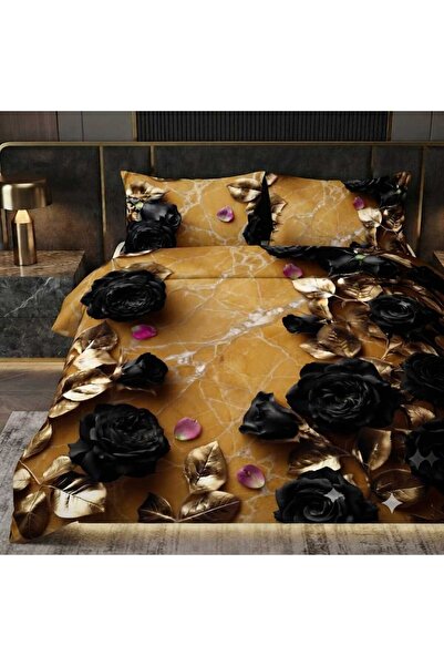 Elmas Dizayn Special Design Brand Double Duvet Cover Set Organic Satin & Cott...