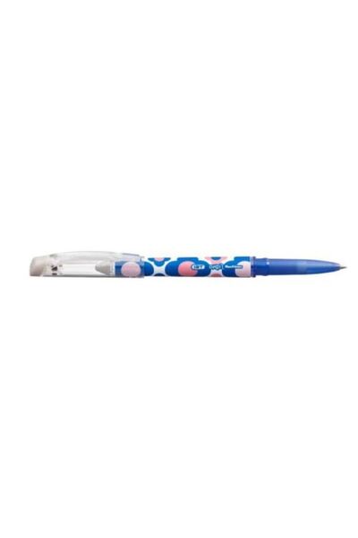 Generic (Unbranded) Flower Body Uni-ball Roller Dark Blue Gel Pen 0.7