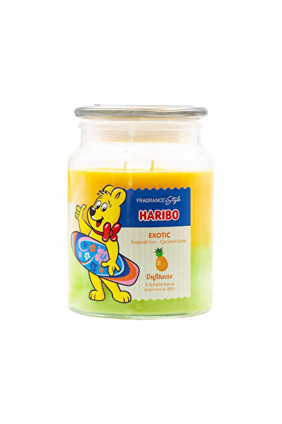 Haribo Αρωματικό κερί σε βάζο με εξωτικό άρωμα 510γρ.