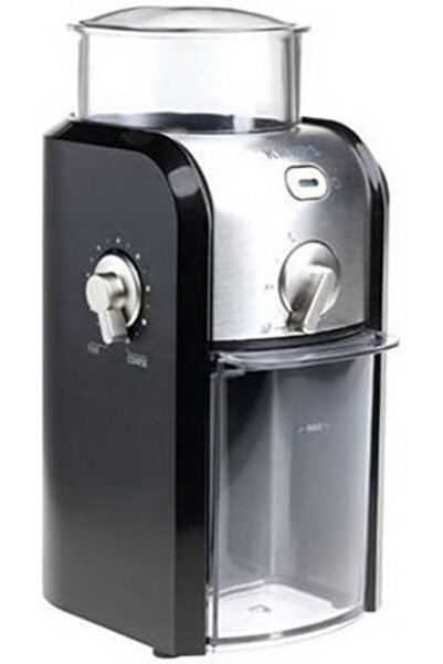 Krups Ηλεκτρικός Μύλος Καφέ 100W για 200γρ κόκκους και 12 επίπεδα άλεσης Μαύρ...