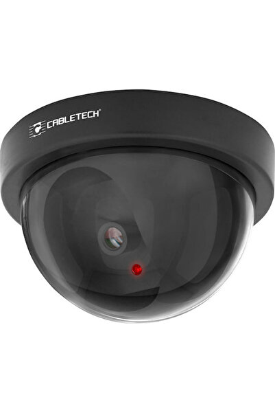 Cabletech DK-2 Ψεύτικη Κάμερα Παρακολούθησης Θόλου Μαύρη Κωδικός: URZ0990