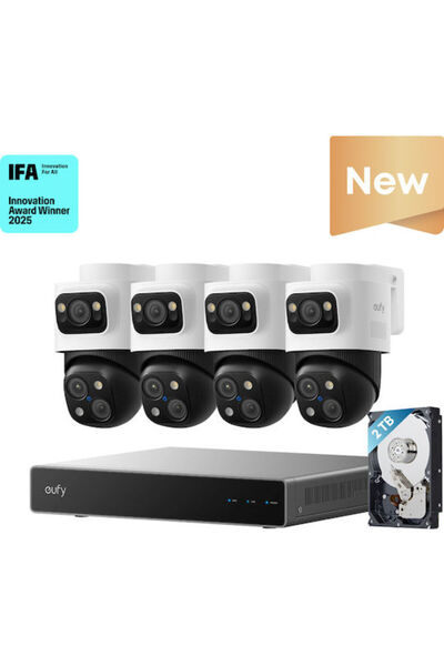 eufy Σύστημα Παρακολούθησης S4 Max 4 Κάμερες IP 8MP με Καταγραφικό NVR & Σκλη...