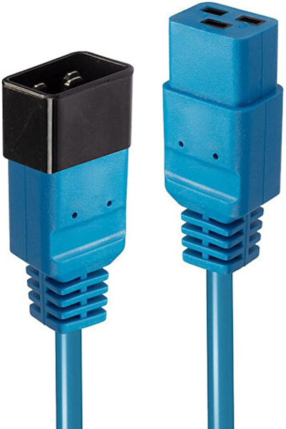 LİNDY Καλώδιο IEC C19 - IEC C20 3μ Μπλε (30122)