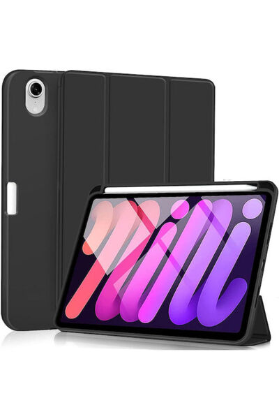 eSTUFF Θήκη Flip Μαύρη (iPad mini 2021 / mini 2024)