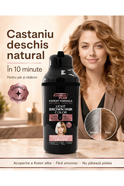 Softto Plus Culoare de păr brun deschis pentru femei – Brun deschis în 10 min...