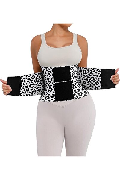 AZONEE Long Torso Waist Trainer Cincher – Tummy Control Trimmer Belt for Wome...