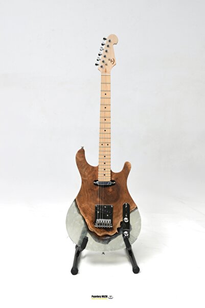 PUANDORG Elektro Gitar TELECASTER CUSTOM EPOKSİ & YILLANMIŞ AĞAÇ Kişiye Özel
