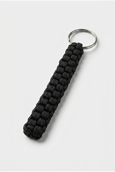 PARACORD Alpin 550 Anahtarlık/Siyah - El Yapımı Dayanıklı Anahtarlık