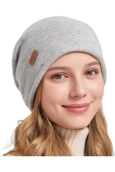 GENERAL ACUSHLA 100% Merino Wool Slouchy Beanie for Women & Men Knit Winter H...