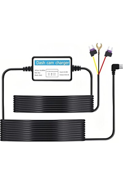 X SPRING طقم توصيل كاميرا السيارة بالكهرباء، محول طاقة USB صغير من النوع C يح...