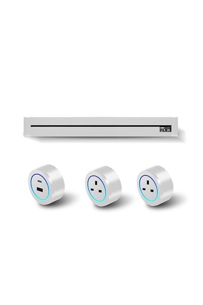 GENERAL Track Outlet, Removable Electrical Outlet Track System, Wall Mount Po...