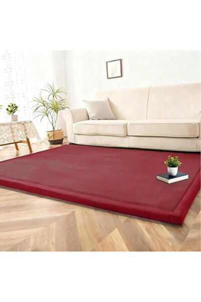 GENERAL Large Coral Velvet Play Mat Foam Padded Playmats 2CM Washable Non-Sli...