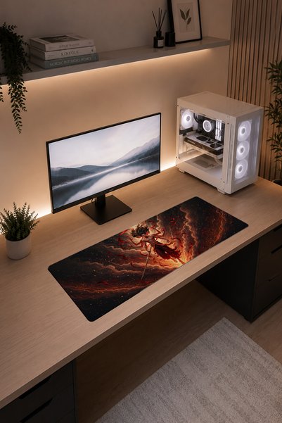Milura Ne Zha 30X70 Procontrol Mouse Pad Gaming Mousepad Non-Slip Base Large ...