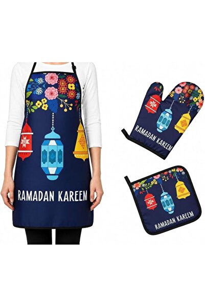 Generic Kitchen Aprons,Adjustable Kitchen Apron 1 Piece GlovesSpongy And Squa...
