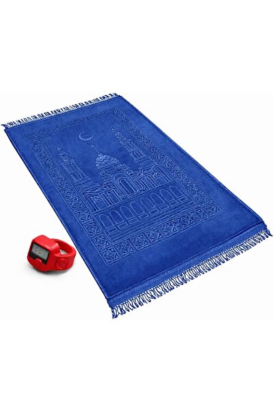 Revoon Muslim Prayer Rug Large Thick Padded Sajjadah, Soft Luxury Islamic Pra...