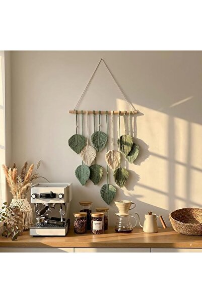 GENERAL TDAOCB Tapestry Macrame Wall Hanging Hand Woven Boho Small Tassels Ta...