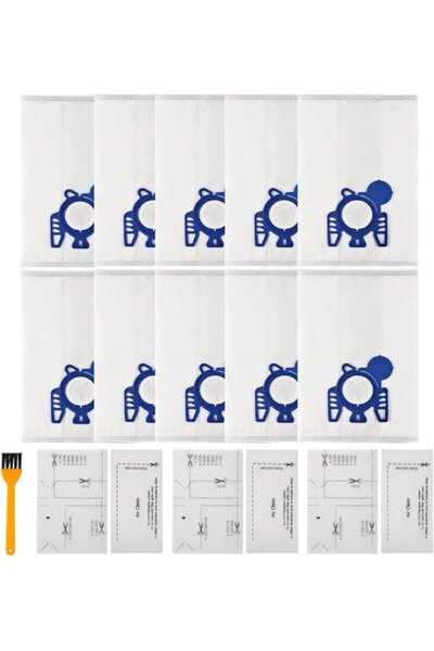 STARSTAR 10 Vacuum Cleaner Bags - Suitable for Miele Complete C3, C2, Classic...