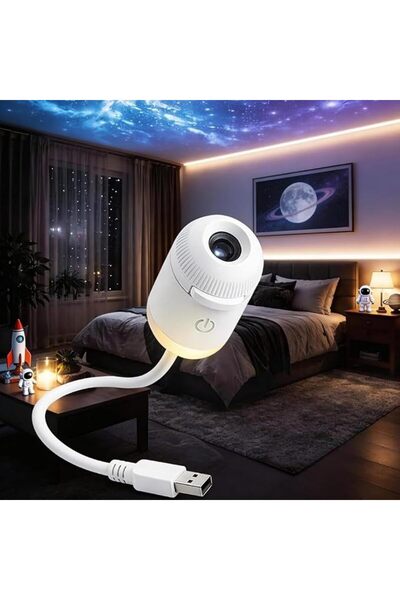 Generic جهاز عرض ضوئي للنجوم 2 في 1، يعمل بالطاقة عبر USB مع جهاز تحكم عن بعد...