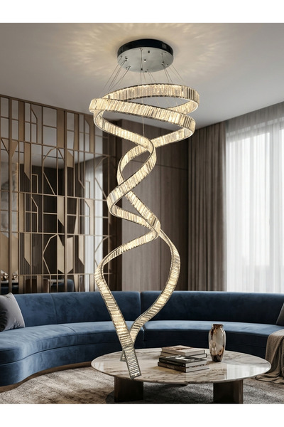 Avizella Kristal Dalga Modern LED Avize