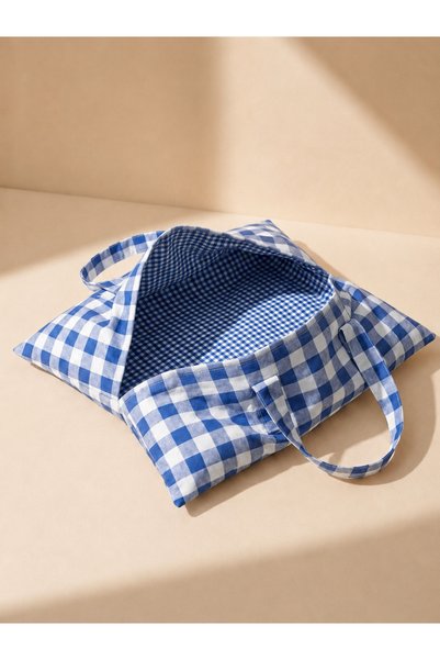 Hophera Blue Pyrex Glass Carrying Bag Pot and Storage Container Bag