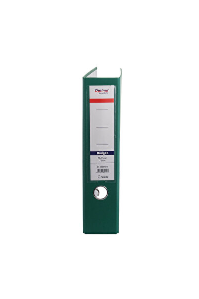 Optima Biblioraft A4, Plastifiat Pp/Paper, Margine Metalica, 75 Mm, Budget - ...