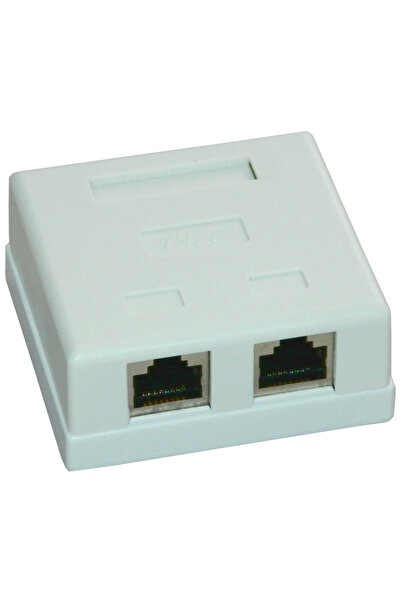 Emtex Priza FTP dubla aplicata cat.6 - EMTEX, "EMT-FTP6-2P-PT"