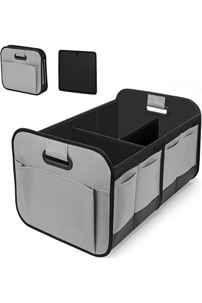 Aputue Car Storage Box, Multi-Compartment Organizer with 3 Removable Dividers...