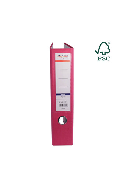 Optima Biblioraft A4, Plastifiat Pp/Paper, Margine Metalica, 75 Mm, Classic -...
