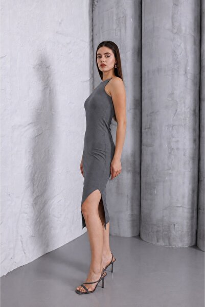 veira Summer Midi Dress with Camisole Slit Detail - Stylish Design That Hugs ...