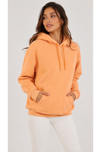 Feyece Kadın/Unısex Kapüşonlu Kanguru Cepli Regular Fit Sweatshirt