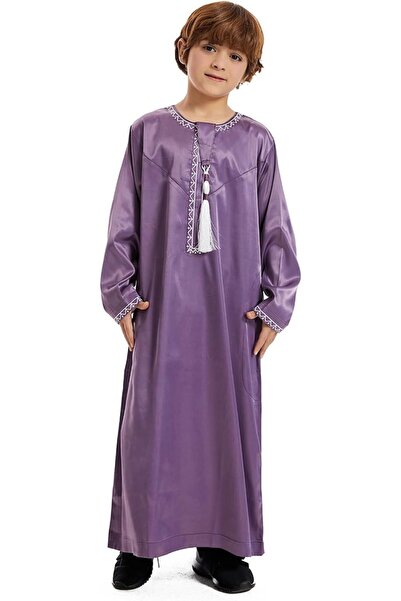 Generic Boys Coat & Jacket Product Category Arabic Thobe Muslim Thobe Long Sl...