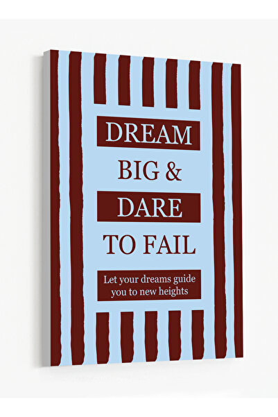 LOWHA Canvas Wall Art Stretched Over Wooden Frame Featuring Motivational Phra...