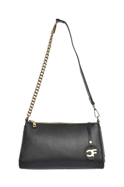 SimpleFind Carla Ferreri Geanta piele -Magdalena-Negru,Geanta de umar piele n...