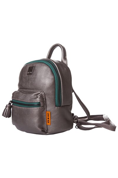Lamonza Women's Backpack DAISY SILVER 17X16X9 CM