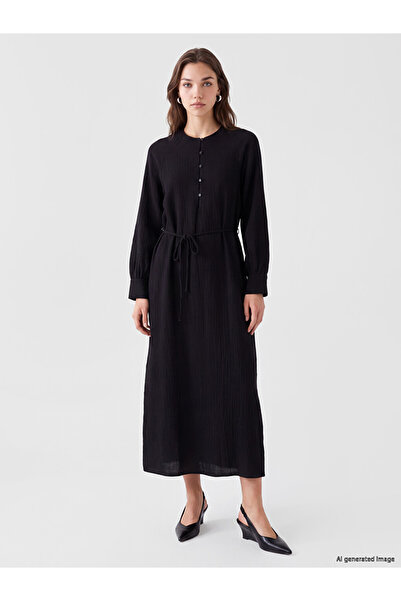 LC Waikiki I Zero Roba Collared Muslin Dress from Freezen Store