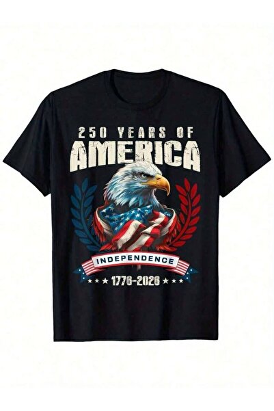 23ERVA 250th Anniversary American (1776-2026) T-Shirt Heavyweight Vintage Bal...