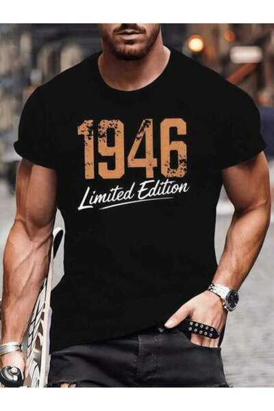 23ERVA 1pc Womens Vintage 1946 Limited Edition TshirtCotton 180gsm.Printed Te...