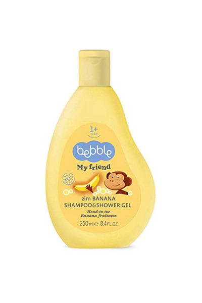 BEBBLE Sampon si Gel de Dus 2 in 1 cu Aroma de Banana pentru Copii +1 an - My...